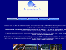 Tablet Screenshot of geronimos.co.za